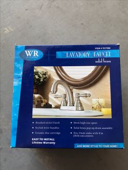 Faucet bathroom