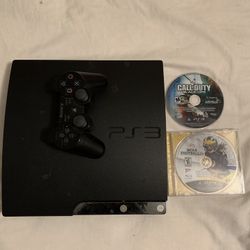 PS3 W/ GAMES 