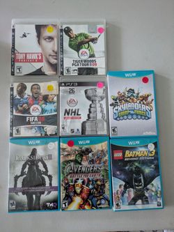 Wii U and PS3 Games