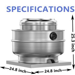 Restaurant Hood Grease Rated Exhaust Fan-Direct Drive Centrifugal Upblast Exhaust Fan 1.5HP 110 Volt Single Phase Motor 5000 CFM