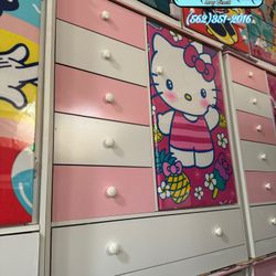 Hello Kitty Closet Wardrobe Dresser Chest Comoda 