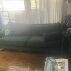 Emerald Green couch 