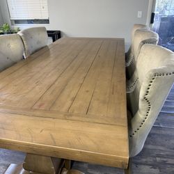 Solid Wood Dining Table 