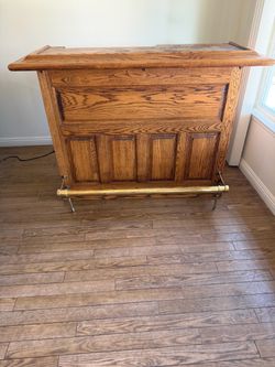 BAR- Solid Oak