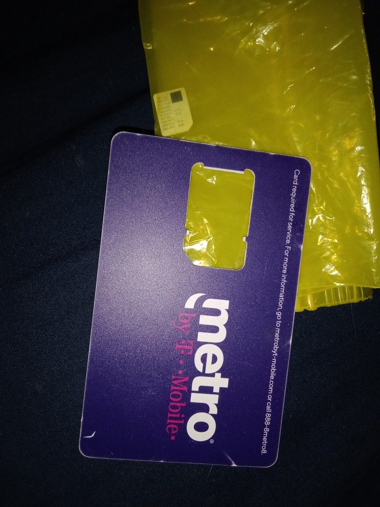 New 40$ Metro By T Mobile Sim Card