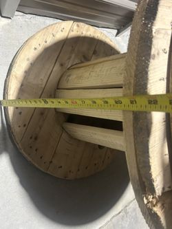 2 Wooden Spools  / Read Below ⬇️ 