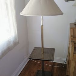 Vintage Mid Century Lamp Table 