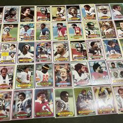 Lot of 50 1980 topps football cards #10