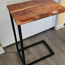C-Shaped End Table