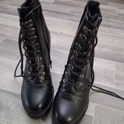 Used Pleather Boots