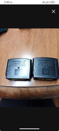 2 Nintendo 64 Jumper Pak