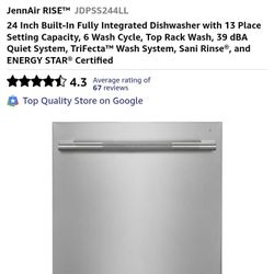 Jennair Dishwasher
