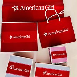 AMERICAN GIRL MARIE GRACE’S Dog ARGOS & pet Accessories MOST NEW IN BOX With American girl store shopping bags perfect gift for Christmas.