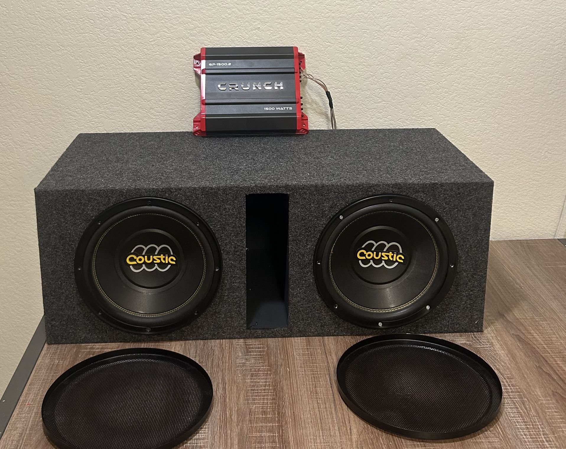 Subwoofers  And Amp