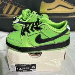 Nike SB Dunk Low The Powerpuff Girls Buttercup (PS)