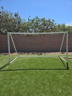Heavy-Duty 12x6 Steel Soccer Goal FRAME ONLY (No Net)