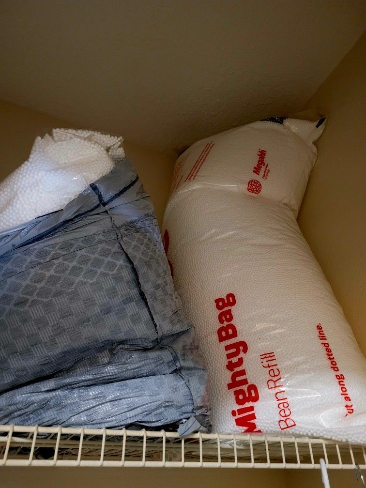 Big Joe Bean Refill Polystyrene Beans for Bean Bags or Crafts, 100 Liters
