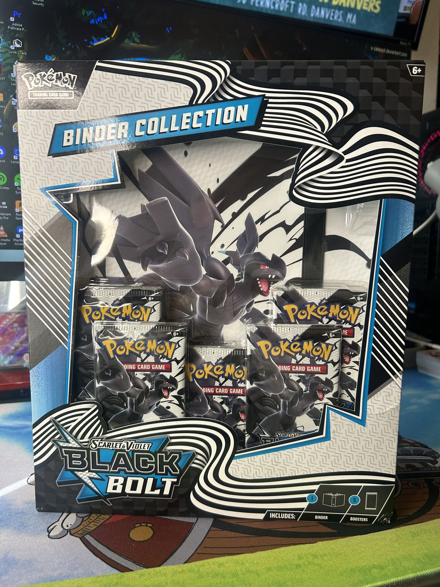 Black Bolt & White Flare Binders