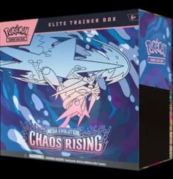Pokémon Mega Evolution Chaos Rising Elite Trainer Box $70