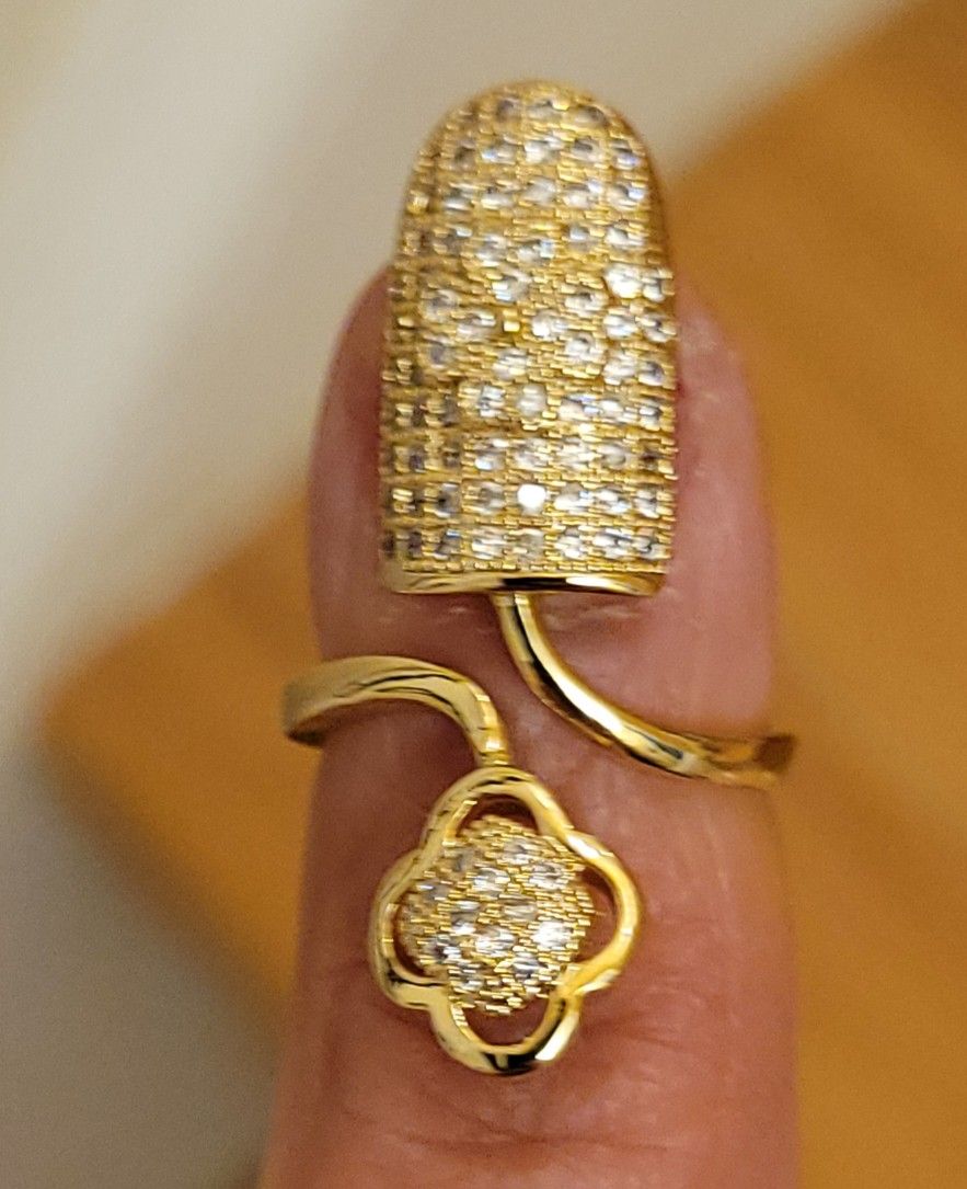 Brand new staniless steel nail ring . One size