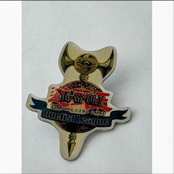 The YU-GI-OH! Duelist League PIN from 1996 by Upper Deck