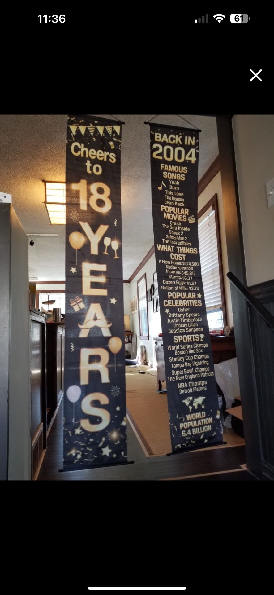 18th Birthday Banner