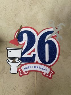 Plumber Cake Topper