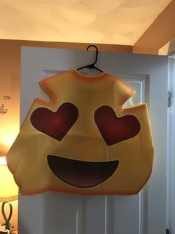 Kids emoji heart eye Halloween costume