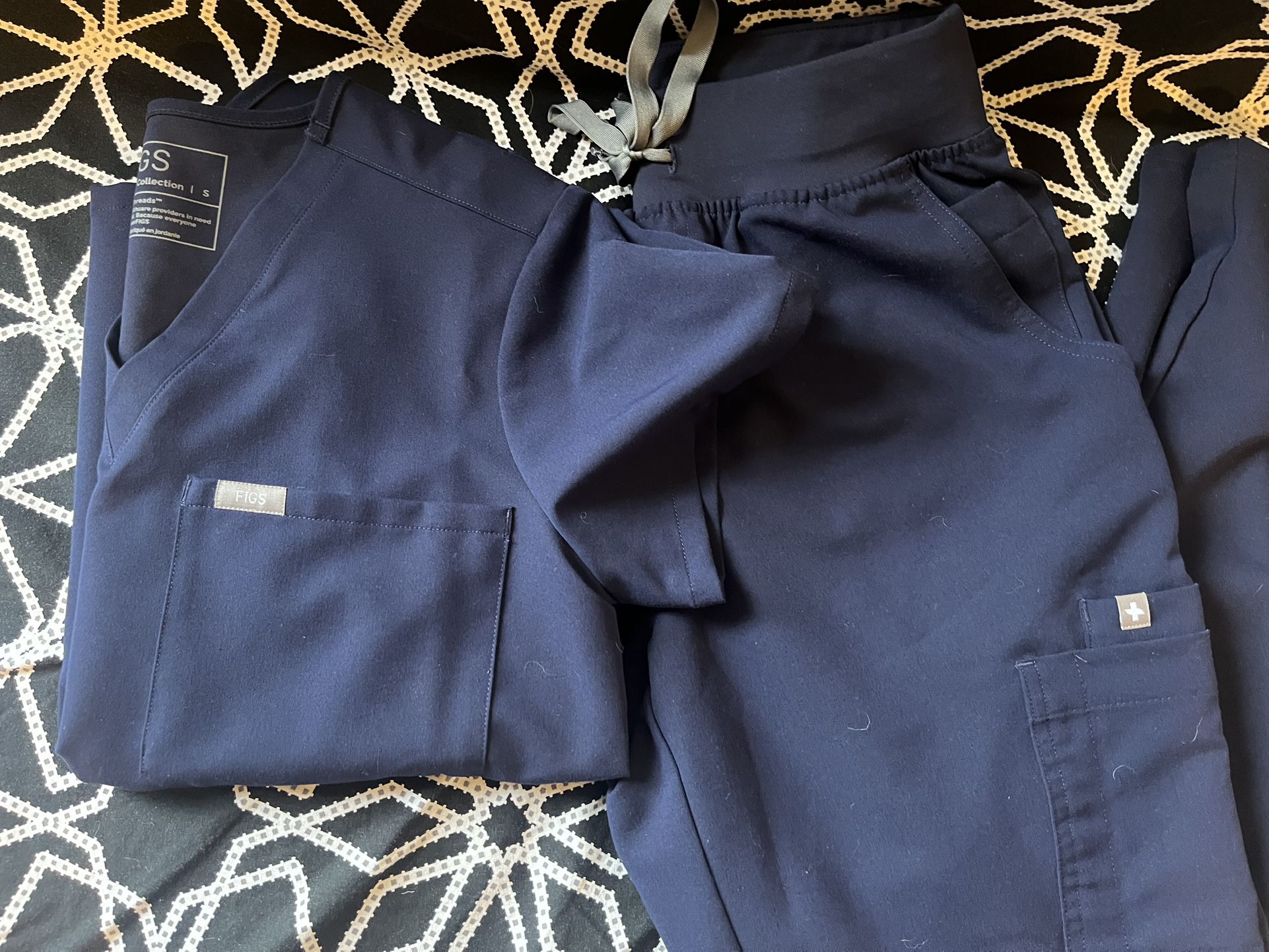 Navy Blue Fig Scrubs