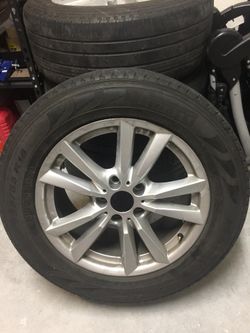 BMW rims / Pirelli tires……