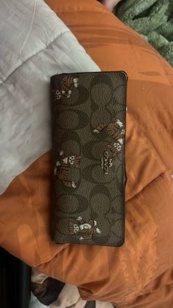 Coach dancing kittens wallet