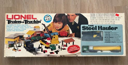 Incomplete Vintage Lionel 6-1760 Trains n' Truckin' The Steel Hauler Set 027 Gauge