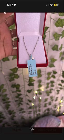 silver necklace