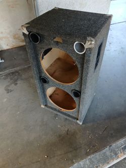 Speaker box for 12 in subs