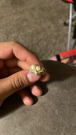 10k gold nugget ring