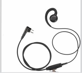 Noise-Reducing PTT Surveillance Earpiece for Motorola 2-Pin Radios
