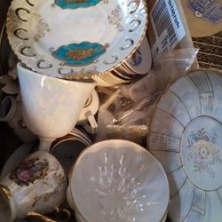 Box Of Fine China And Bone China 