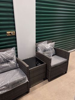 Outdoor Rattan Patio Furniture Set