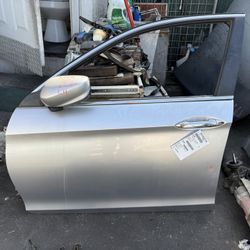 Honda Accord Front Door Driver Side, 2013 , Sdn, LX, Silver EXT, NH700, 2013 to 2017