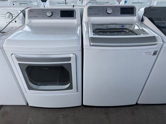 LG~✨ Amazing Top Load Washer and Dryer Set Gas in excellent condition