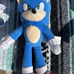 Sonic The Hedgehog Stuff Animal From Movie