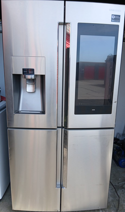 Samsung Quad Door Smart Fridge Stainless Steel
