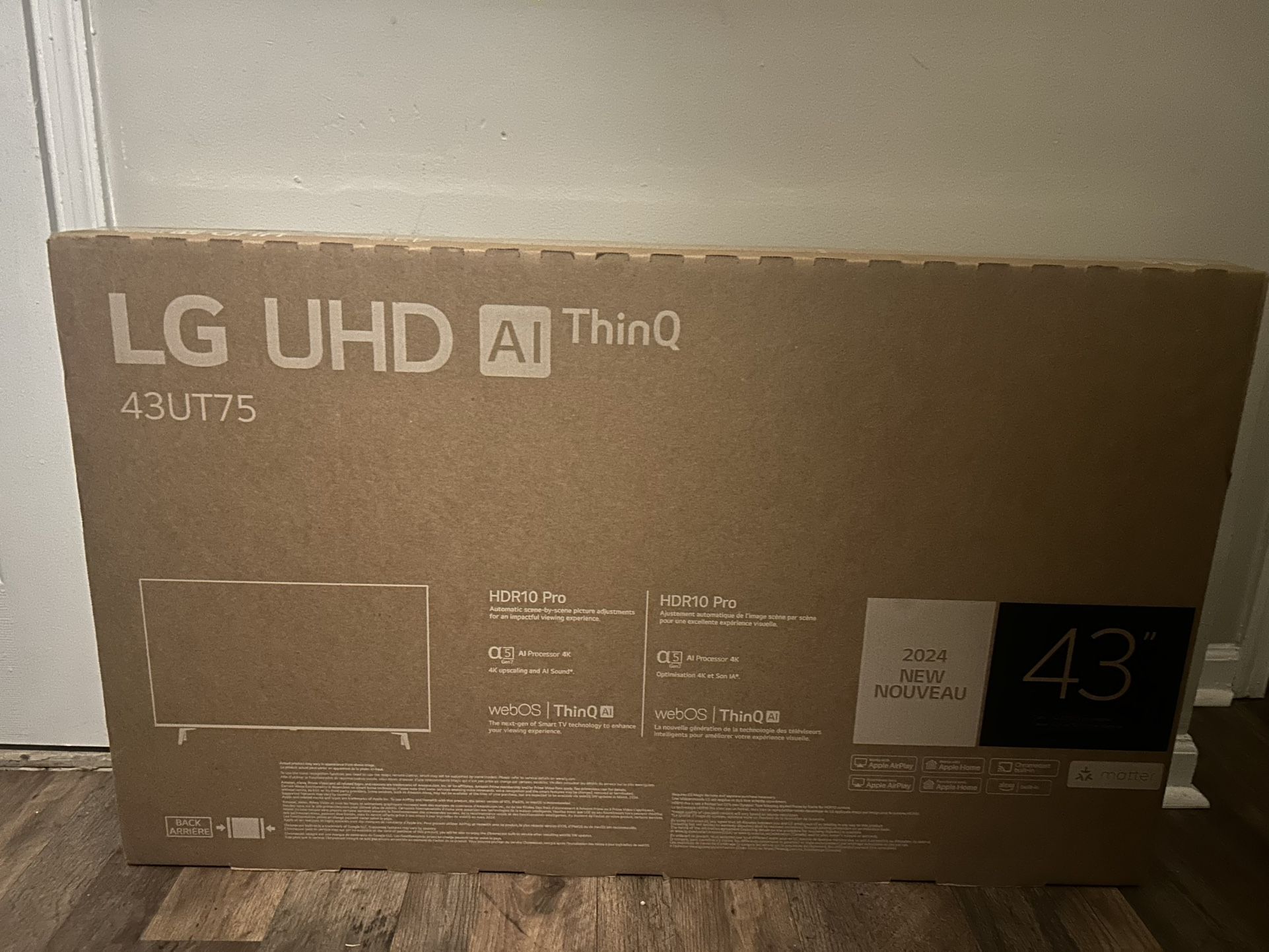 LG UHD AI Thinq 43 Inch TV