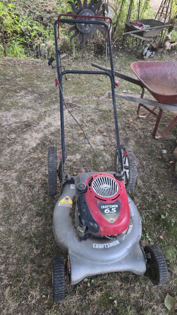 Mower Starts Right Up Mows Good Has Small Hole In Deck