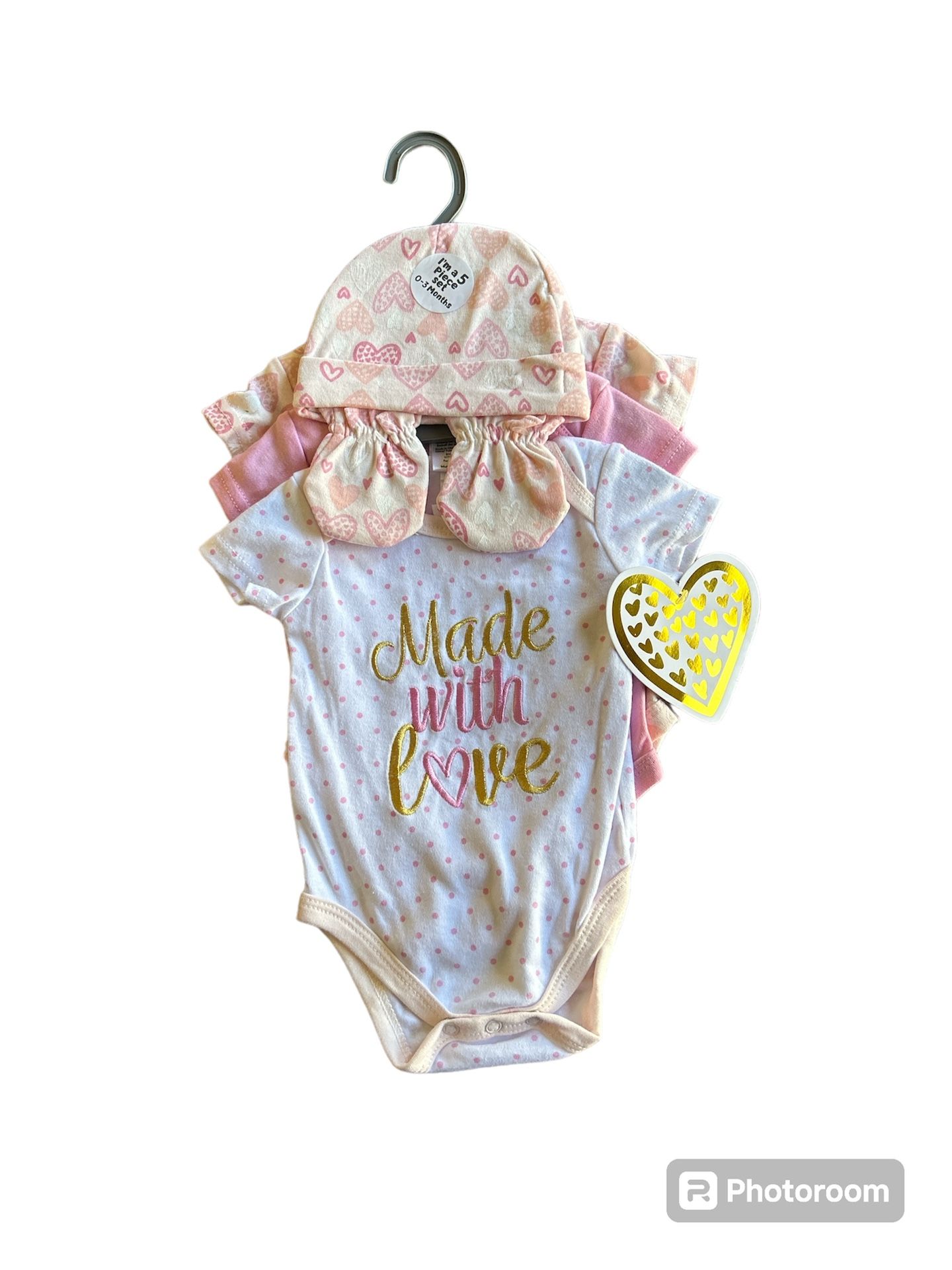 Baby Girl 5 Piece Set