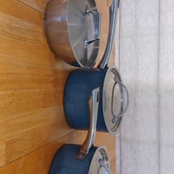 Faberware & Demarle Pots w/Lids