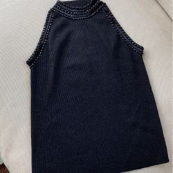 Adrienne Vittadini Black Women’s Shell XL 