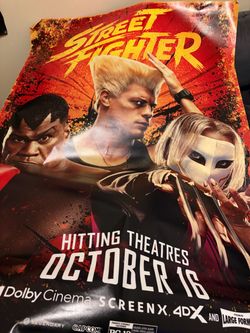 Street Fighter Movie Theater  Shelter Poster