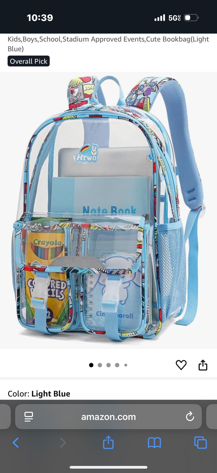 Clear Backpacks 