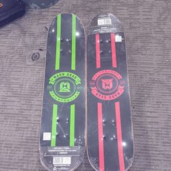 Two Small Skateboards